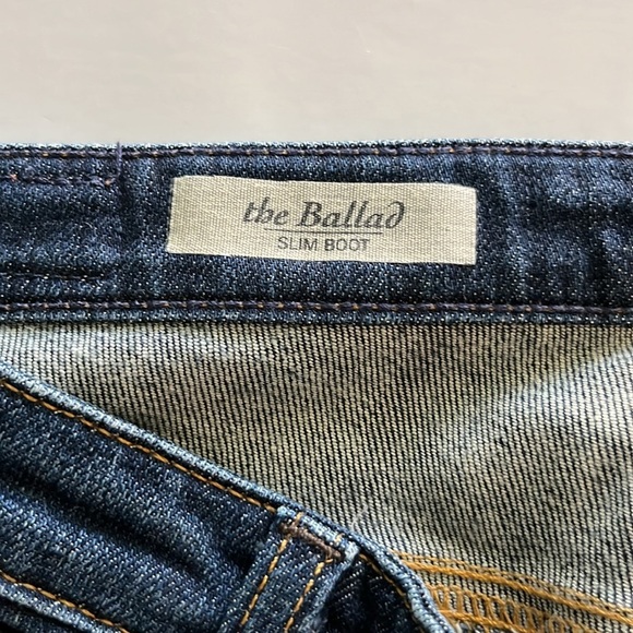 Ag Adriano Goldschmied The Ballard Slim Boot Mid Rise Size 28R - Picture 10 of 16